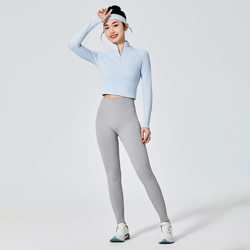 Leggings sport gri pentru femei