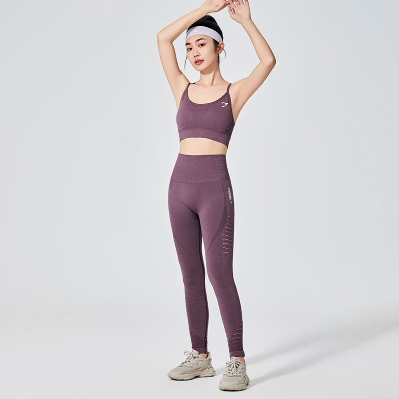 Leggings sport pentru femei cu design plasă
